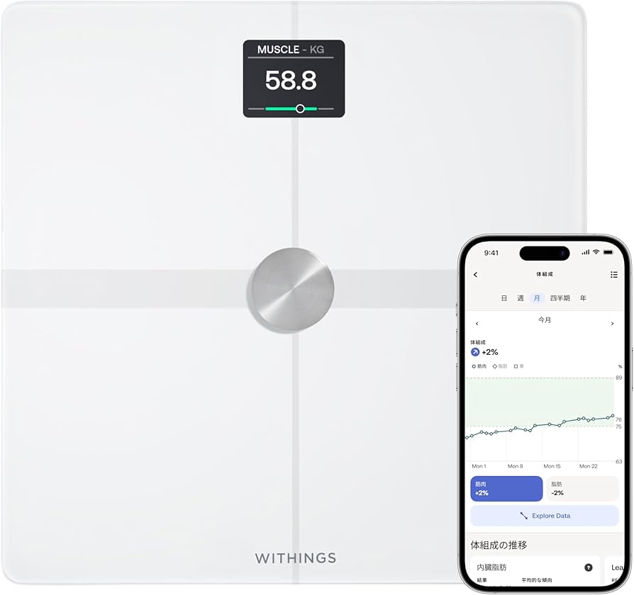 Amazon.co.jp: Body Smart スマート体組成計 【フランスデザイン