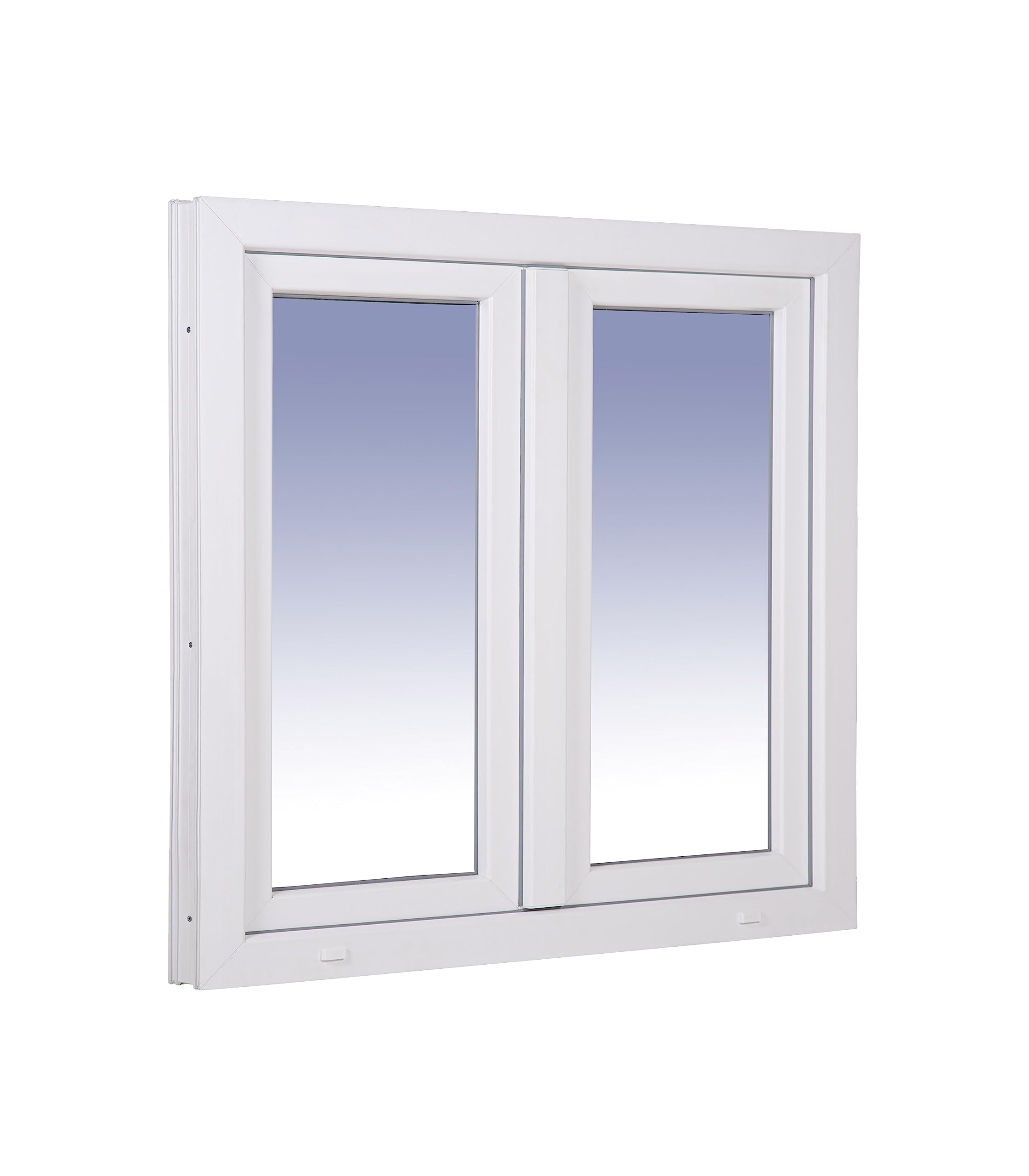 Ventanastock PVC 1000x1000 Practicable Oscilobatiente 2 hojas