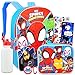 Marvel Spidey and His Amazing Friends Backpack Set - 5 Pc Spiderman School Supplies Bundle with 16â€ Backpack for Kids, Spidey Lunch Bag, Water Bottle, Stickers, and More | Spiderman Bag Pack