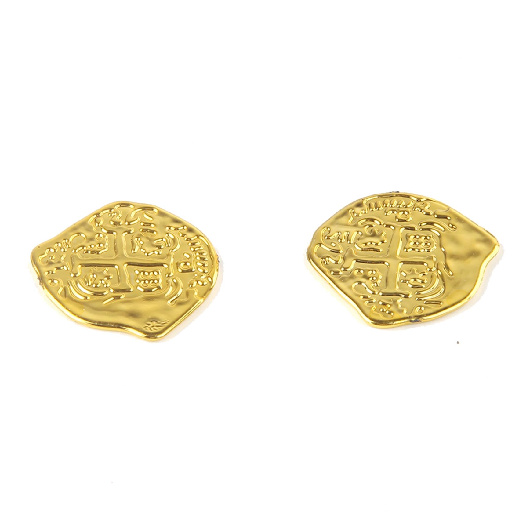 1200 Piezas de Monedas de de Plástico Monedas Piratas Niños Juegan Monedas para Fiesta Pirata Cofre del Juegos Fichas Juguetes Cosplay