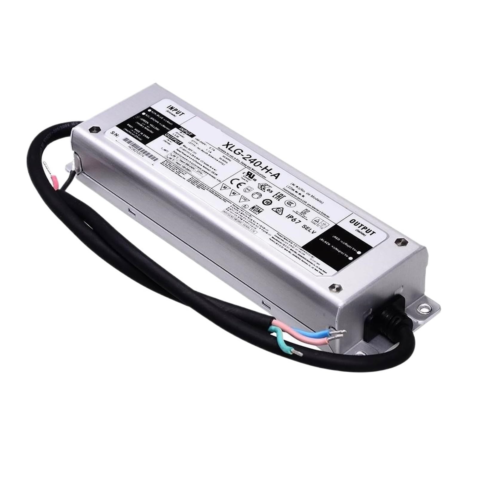LEOTNNDQ XLG-240-L/H/M A/AB Type 240W Constant Voltage + Constant Current LED Driver(XLG-240-L-AB)