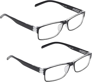 CRIBA Stylish Reading Combo Pack of 2 Reading Glasses With Power +0.75+1 +1.25 +1.50 +1.75 +2 +2.25 +2.50 +2.75 +3+3.25 Fo... Price In India