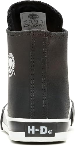 Miniatura 3 de Harley-Davidson Baxter - Tenis casuales de cuero para motocicleta para hombre