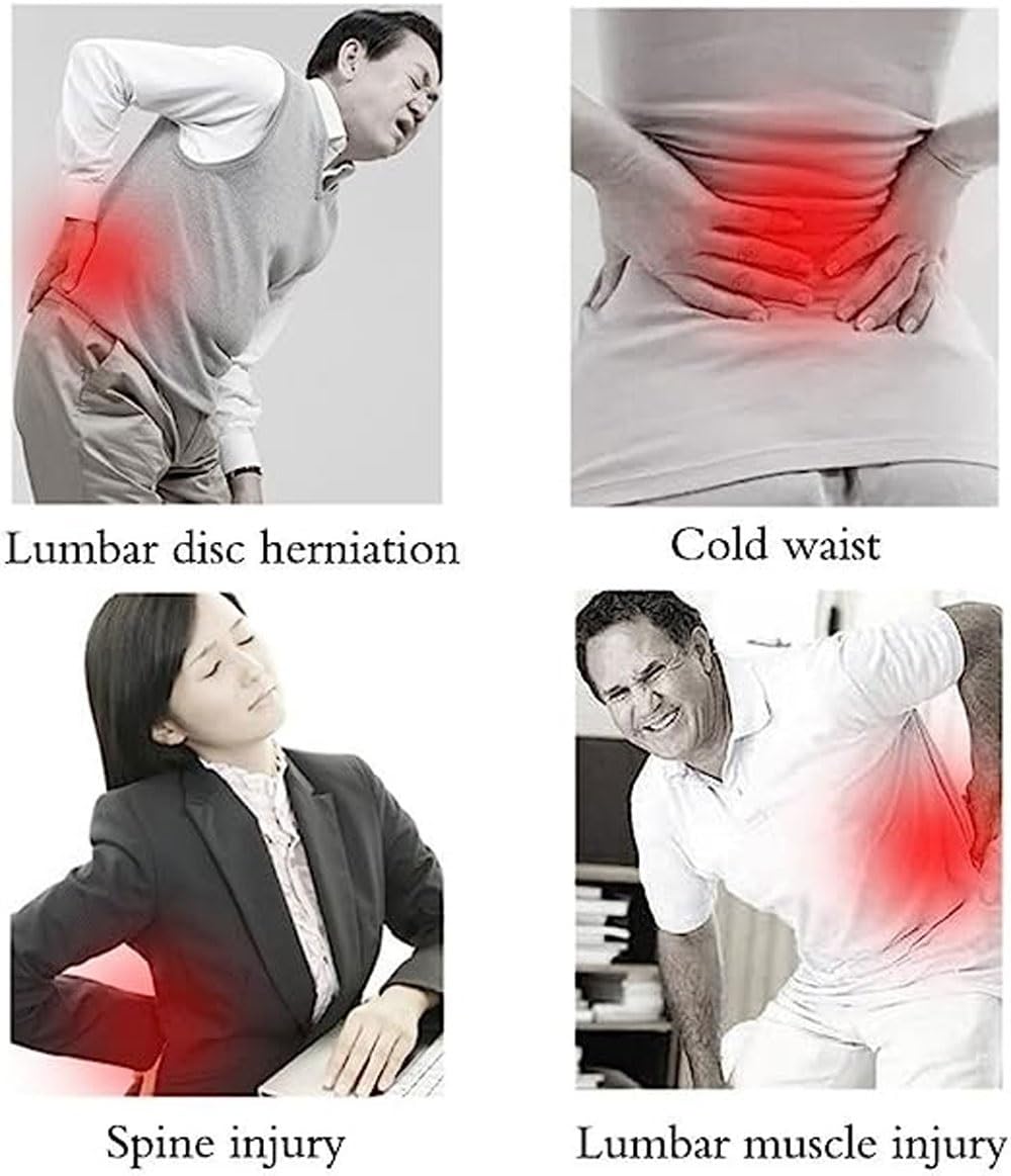 Cintura di Supporto per la Schiena, Traspirante, Supporto Lombare Regolabile con 4 Stecche per Uomini e Donne, Sollievo dal Dolore, Sciatica, scoliosi, ernia del Disco