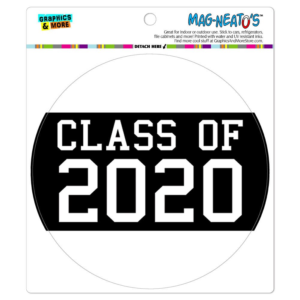 Class of 2020 Graduation Automotive Car Refrigerator Locker Vinyl Magnet