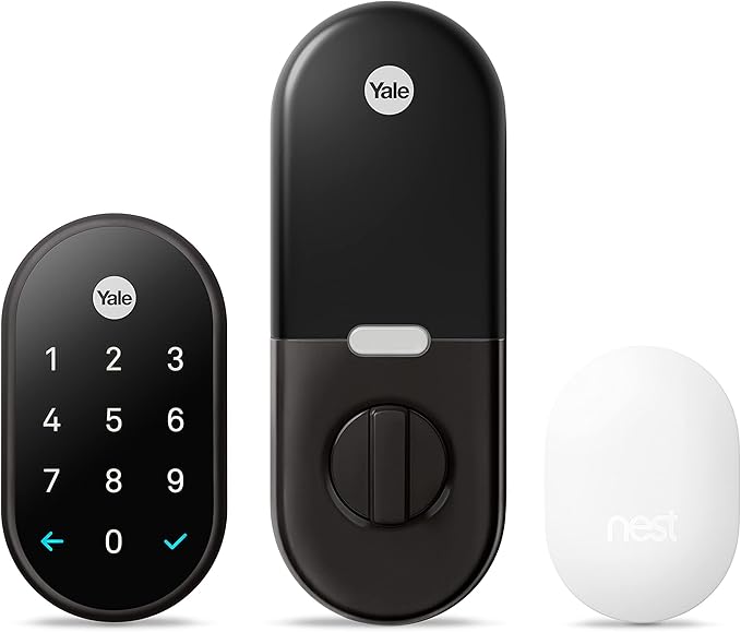 Google Nest x Yale Lock Tamper Proof Smart Lock for Keyless Entry