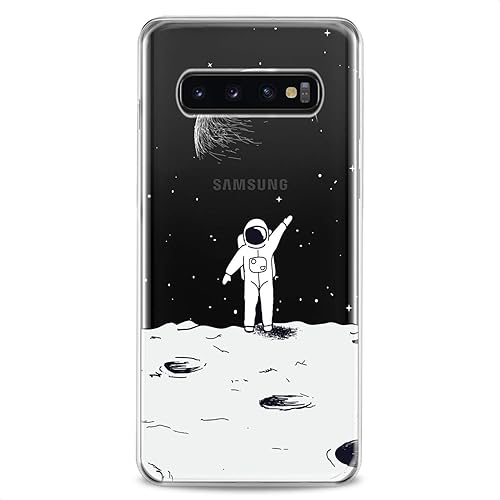 Miniatura 10 de Funda compatible con Samsung S24 S23 S22 Plus S21 FE Ultra S20+ S10 Note 20 S10e S9 Art Pattern Stars Galaxy Art Design Print Planets Clear