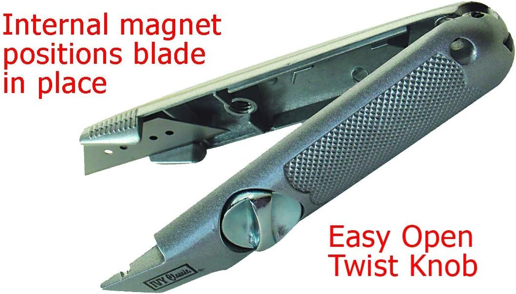IVY Classic 11154 Hinge-Loc Fixed Utility Knife, 1/Card