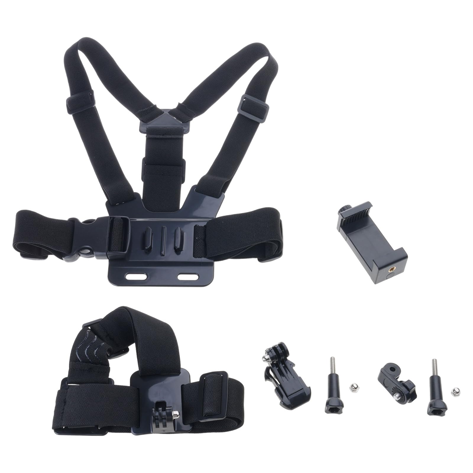 HDOYTXXM Multiple Device Action Camera Head Straps with Quick Detach Systems for Kayaking Snowboarding Exploration Head Straps
