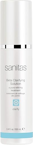 Sanitas Skin care Beta Clarifying Solution, Clarificante, Tratamiento exfoliante, Ácido salicílico, 3.4 onzas