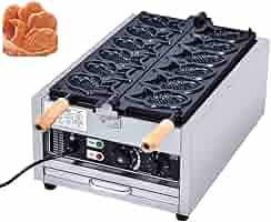Amazon | 鯛焼き器 鯛焼きメーカー業務用電気たい焼き機、6個