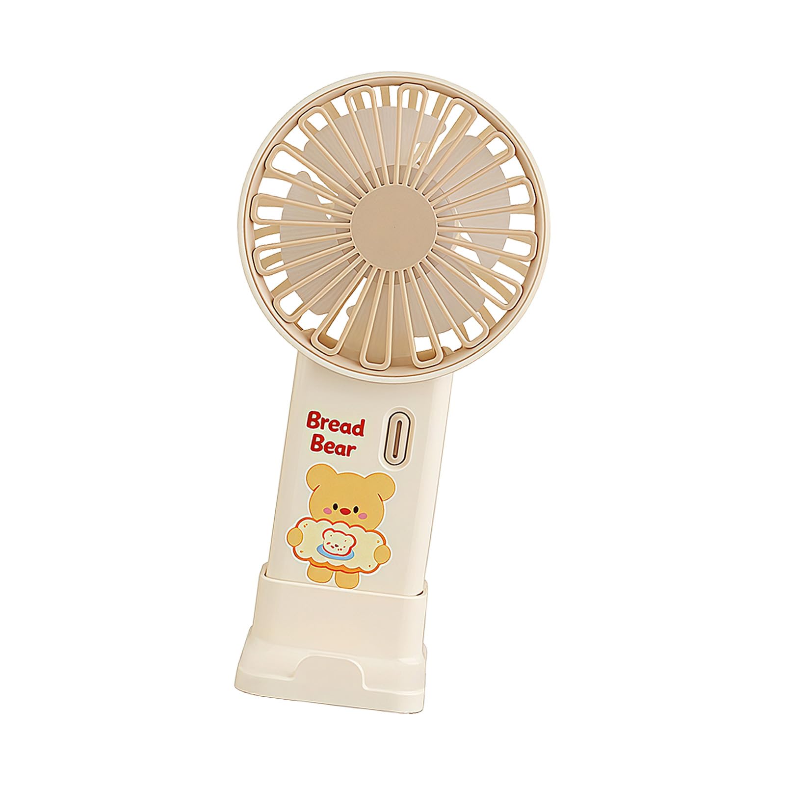 Alksubbm Compact Portable Handheld Fan with Phone Stand 3 Speed Rechargeable for Travel Outdoor Use Compact Travel Fan