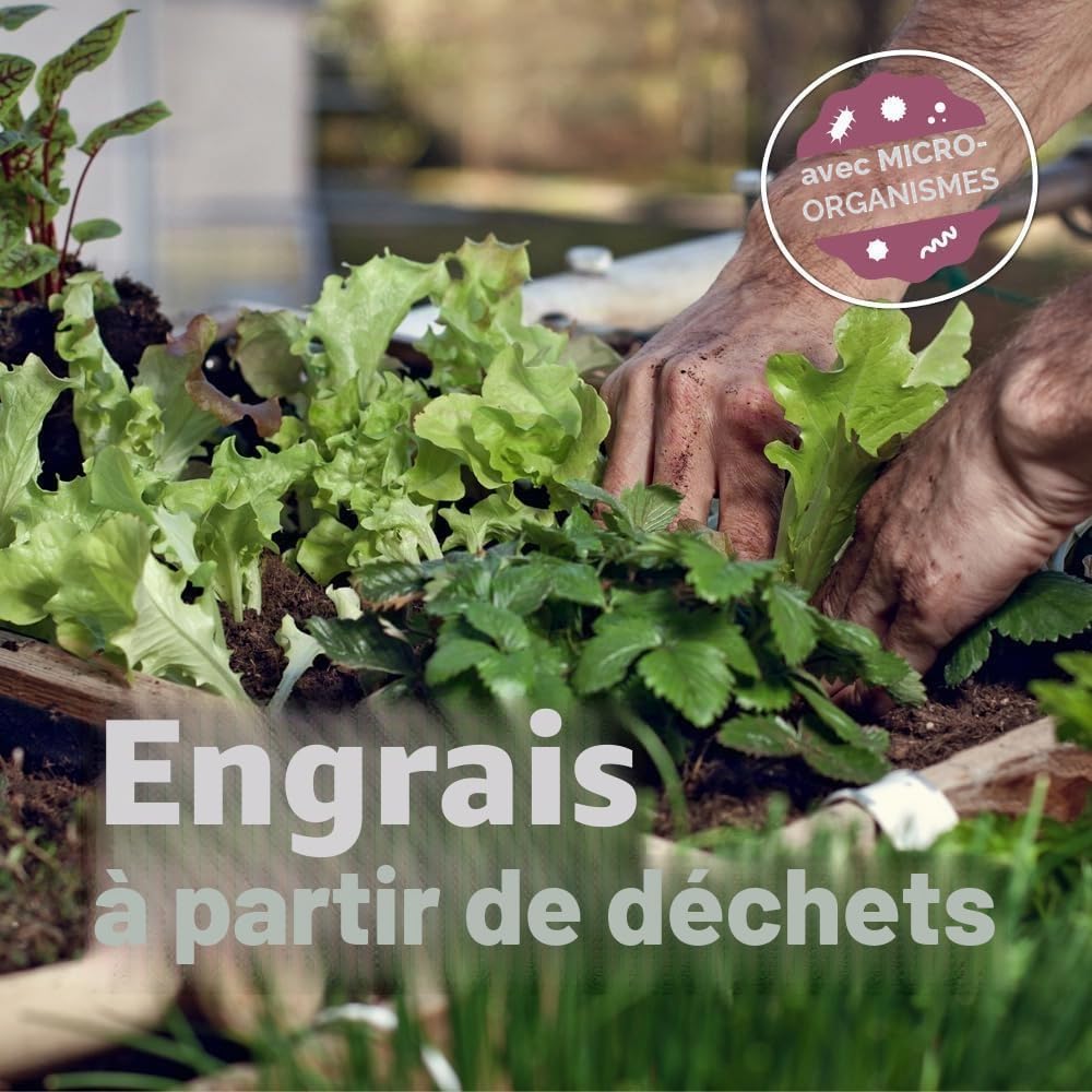 Seau Bokashi Starterset Premium - Seau de Fermentation - Composteur de Cuisine - Transformez Vos déchets de Cuisine en Engrais précieux !