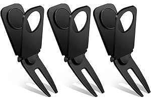 3 Pcs Magnetic Lenwen Divot Tool Golf Cart with Magnetic