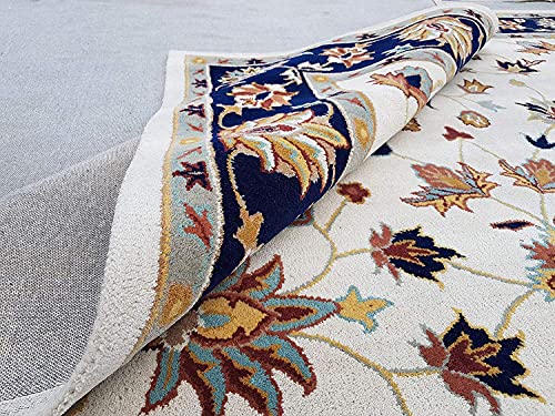 Image of Mordern Design Handmade Tufted Carpet Pure Woollen Export Quality Carpet for Living Room, Bedroom Hall [ Size 12 x 15, Color Multi F4 ]