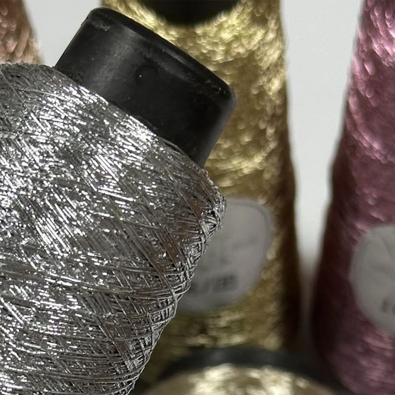 50g Glitter Sparkle Metallic Yarn For Knitting Crochet Thread - View #4