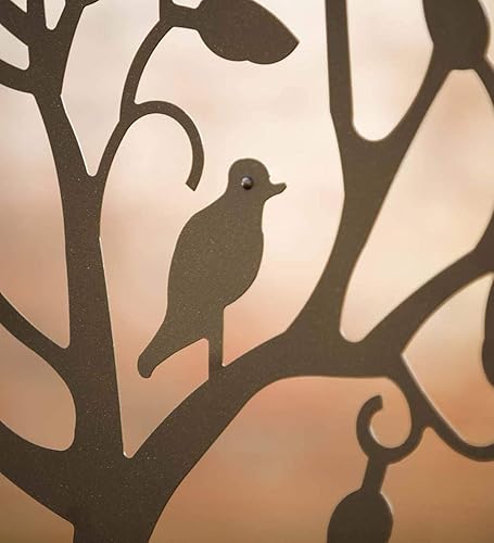 Miniatura 8 de Plow & Hearth Arco de metal para jardín al aire libre | Árbol de la vida | 83 pulgadas de alto | Negro | Celosía enrejado para plantas | Boda |