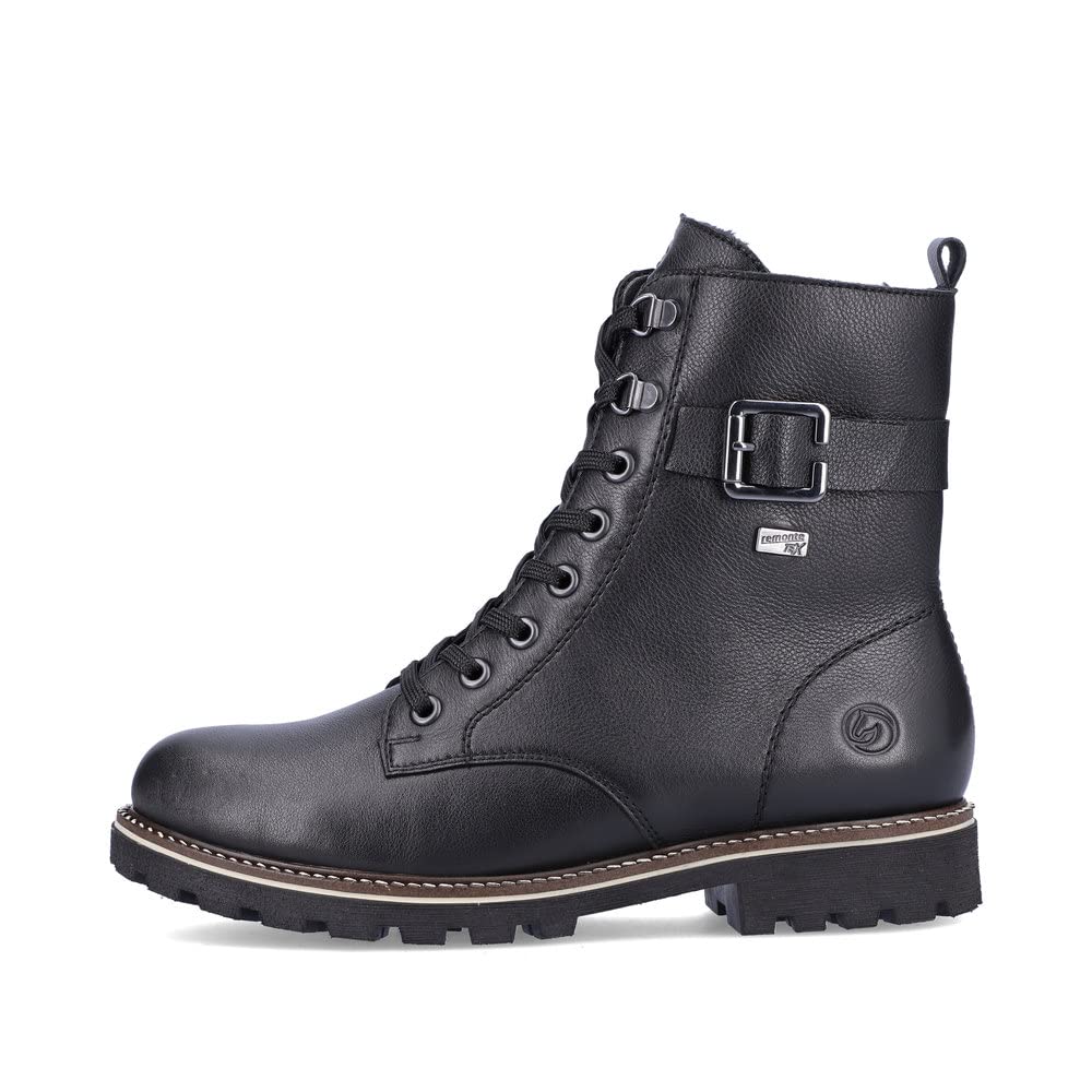 Remonte Femme Bottines D8475, Dame Bottes de Motard,Semelle intérieure Amovible,Hydrofuge,remonteTEX