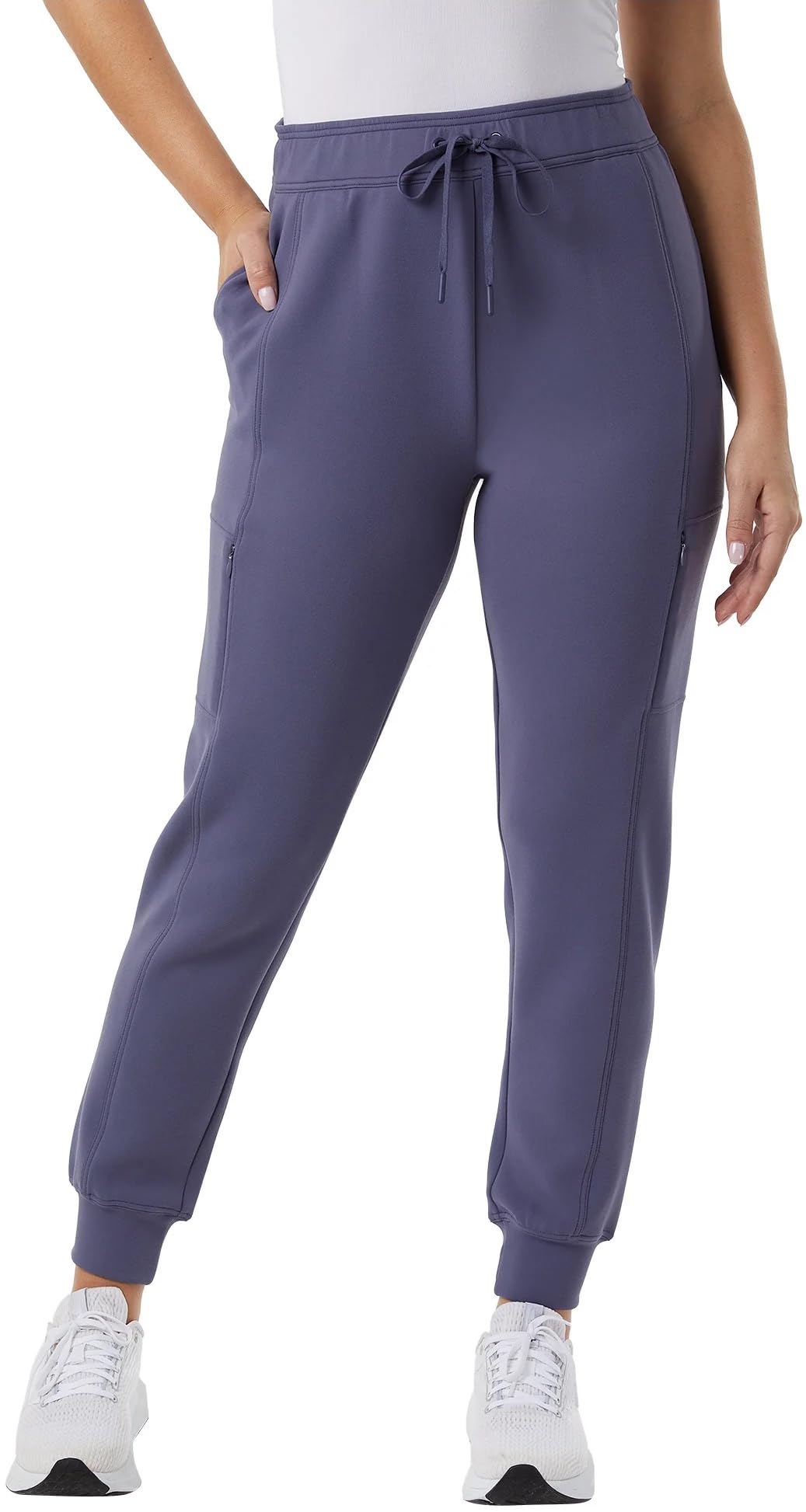 32 Degrees Heat Women's Active Tech Jogger Pant with Pockets, Blue, XL