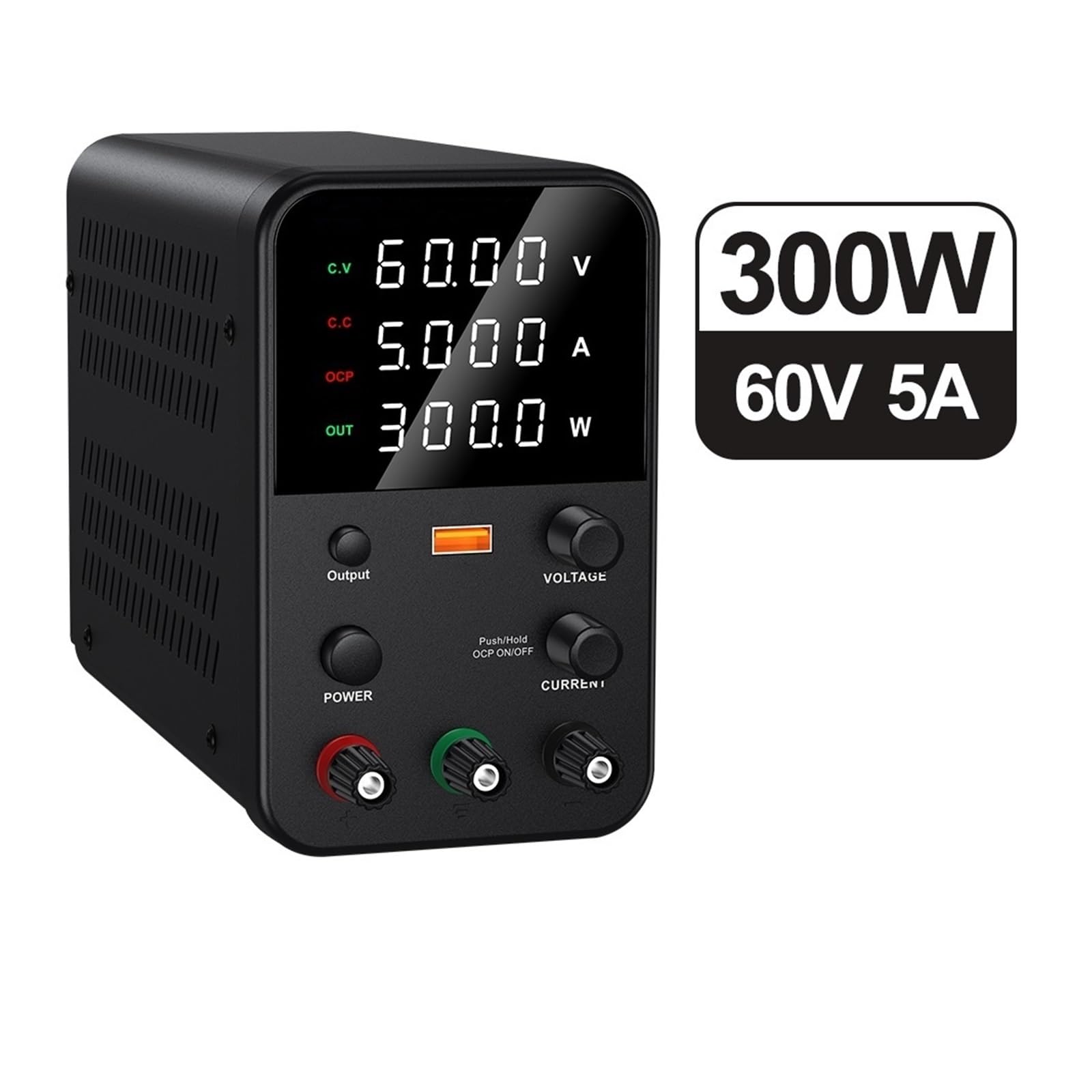 Fuente de alimentación CC WPS3010H Fuente de alimentación conmutada Ajustable 30V 10A Voltaje de Entrada Dual 220V 110V(0-60V 0-5A)