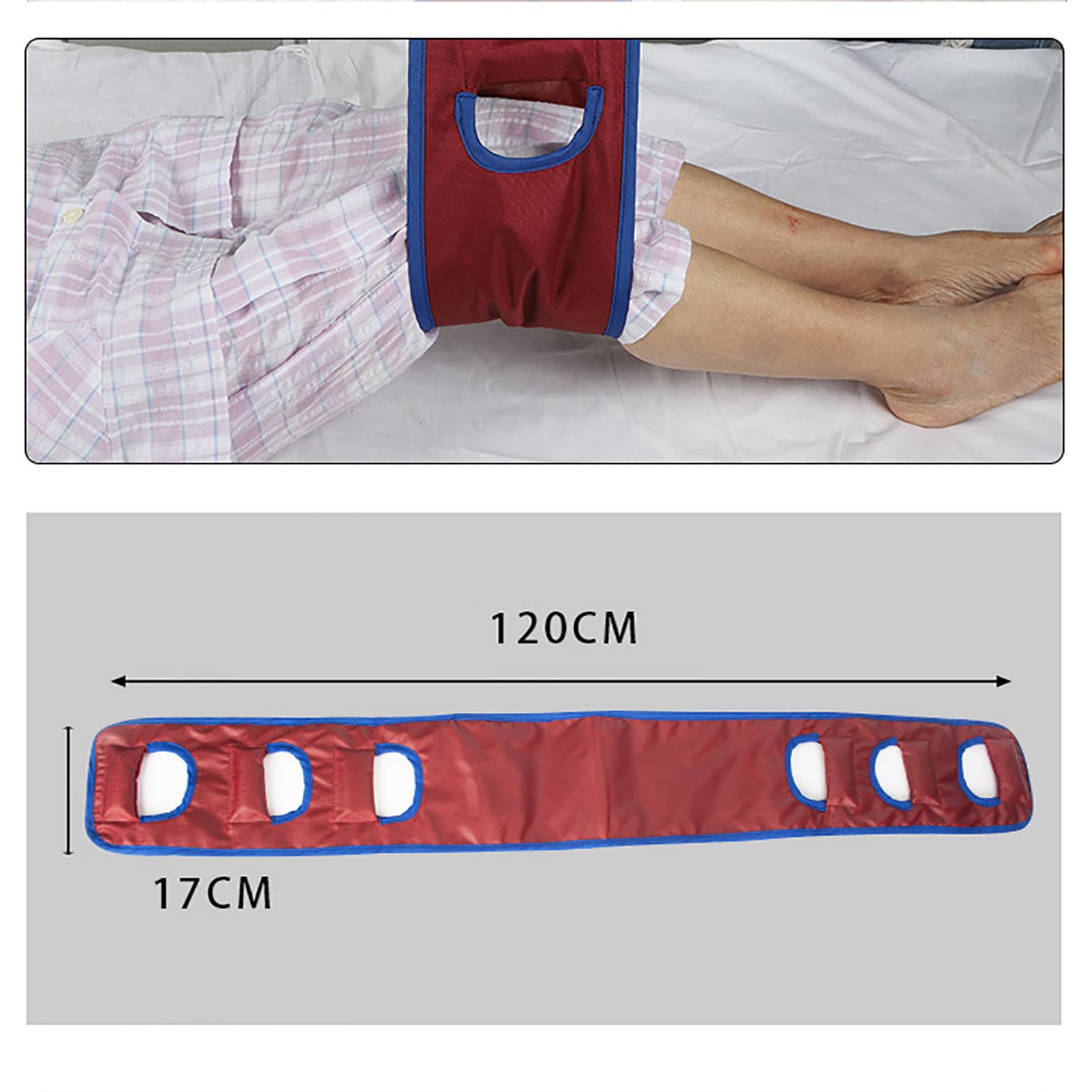 Cinturones de Marcha para Personas Mayores, diseño de Curva de Espalda ensanchada y Mejorada, arnés de Transferencia para Pacientes postrados en Cama, Dispositivo de Asistencia de Seguridad para
