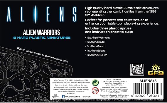 Gale Force Nine - Aliens - Alien Warriors