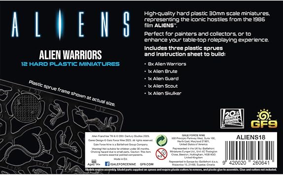 Gale Force Nine - Aliens - Alien Warriors
