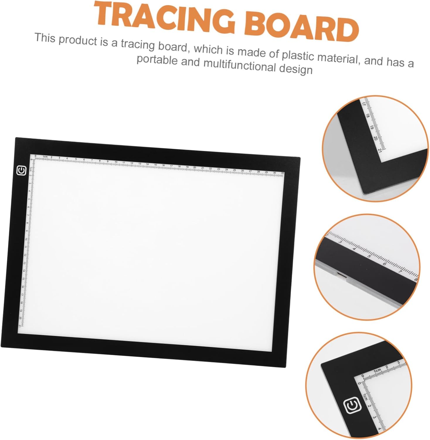 Operitacx 1 Set Copy Table Portable Light Table Portable Light Board Household Light Boards Convenient Tracing Board Drawing Accessory Convenient Light Table Painting Supply Drawing Supply