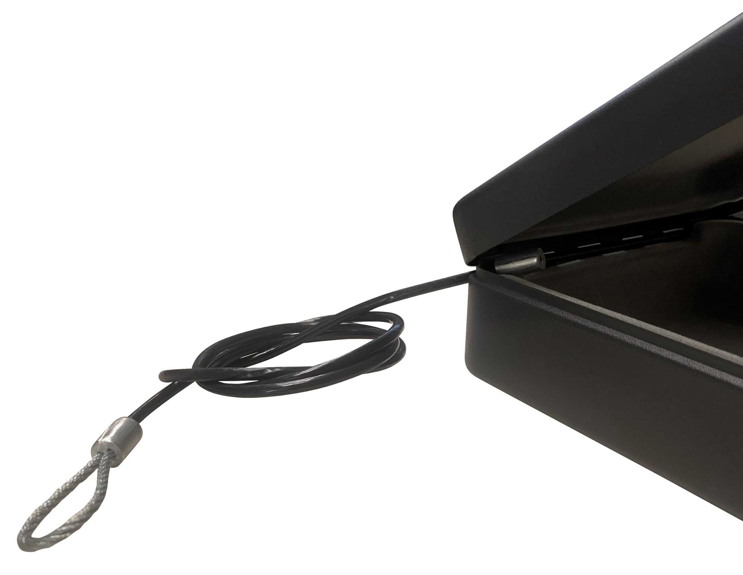 ARREGUI Private C9427 Caisse à monnaie et billets à combinaison pour ranger et transporter l'argent | Coffre de sécurité en acier avec cable de fixation | Coffre fort portatif 15 cm | Couleur Noir