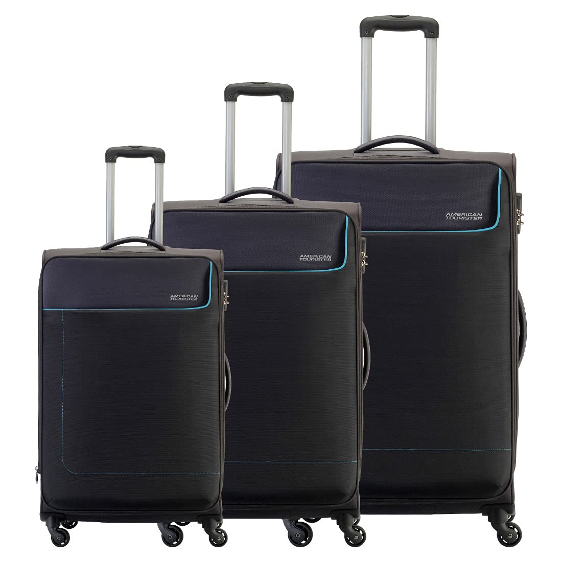 American Tourister Polyester Amt Jamaica Speed_Wheel 8 Wheel Suitcase Sp(58+69+80) Grey (B08XYZ99LJ) Amazon Price History, Amazon Price Tracker