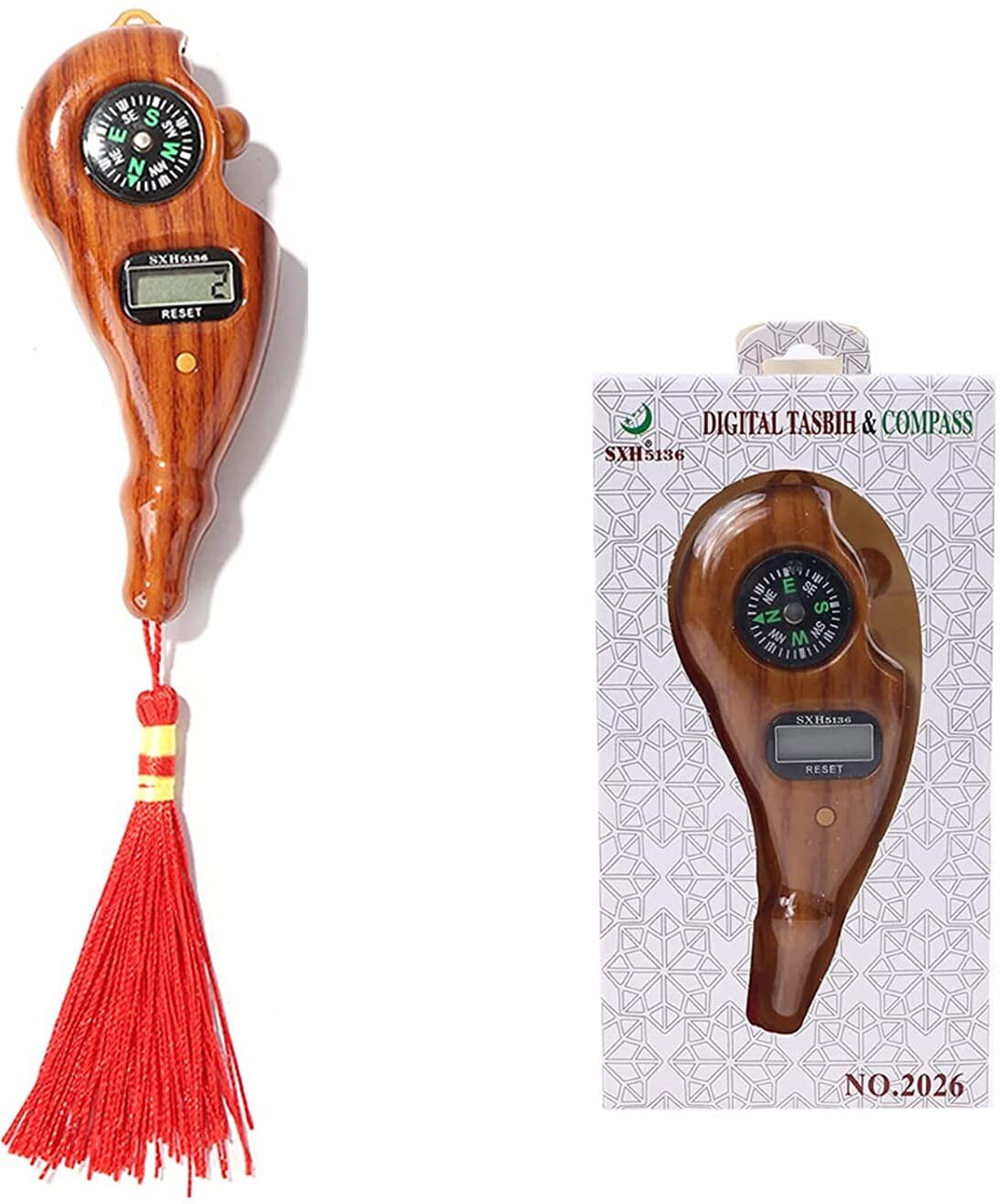 Compass with Digital Finger Counter Machine-Beige-image-32