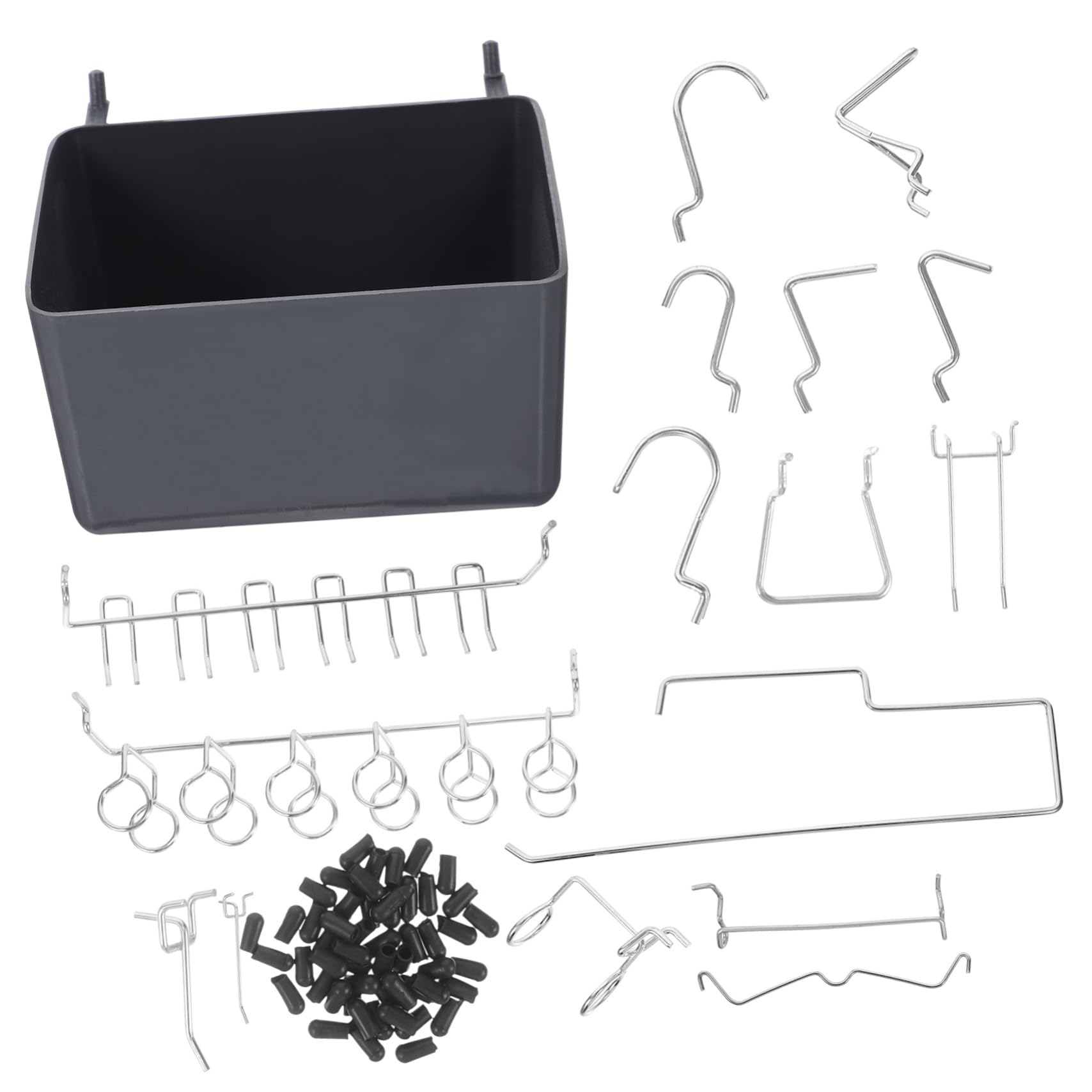 Ciieeo Pegboard Accessories 120pc Hooks Set Tool Hooks Bins Organize Your Space Efficiently