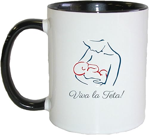 Taza en espanol para las mujeres lactantes Viva La Teta Taza de cafété