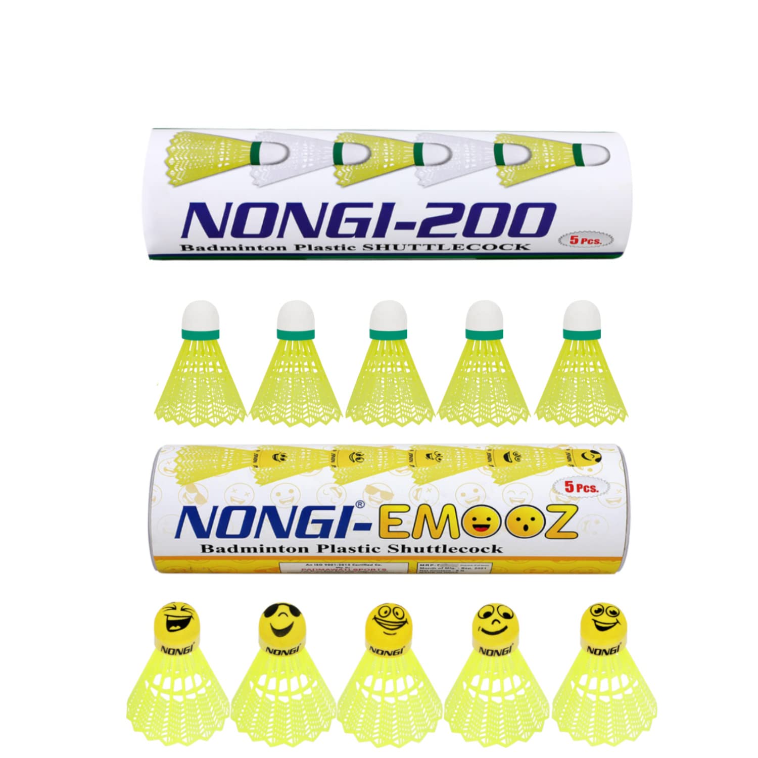 See full amazon price history chart for NONGI Badminton Plastic Shuttlecock Combo Pack of 10 shuttles (5 Emooz Plastic shuttles & 5 Yellow Plastic Shuttlecock) for Indoor, Outdoor Badminton Sports Speed - Medium 79 NONGI Badminton Plastic Shuttlecock Combo Pack of 10 shuttles (5 Emooz Plastic shuttles & 5 Yellow Plastic Shuttlecock) for Indoor, Outdoor Badminton Sports Speed - Medium 79 (B09XKFDX4L) Amazon Price History, Amazon Price Tracker