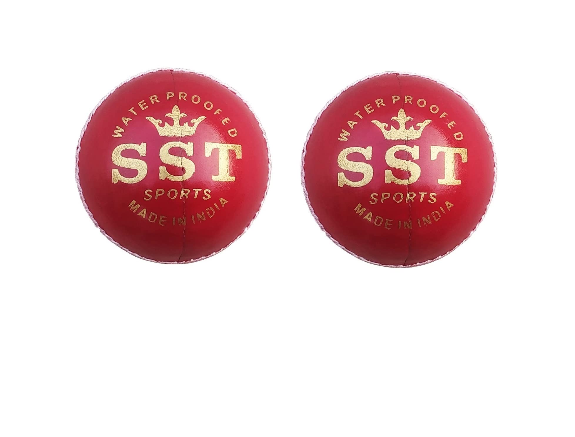 SST Leather Cricket Balls, Pack of 2 Balls (4 Piece) Color Red for Profdesional T20 (B0B1X8YW73) Amazon Price History, Amazon Price Tracker