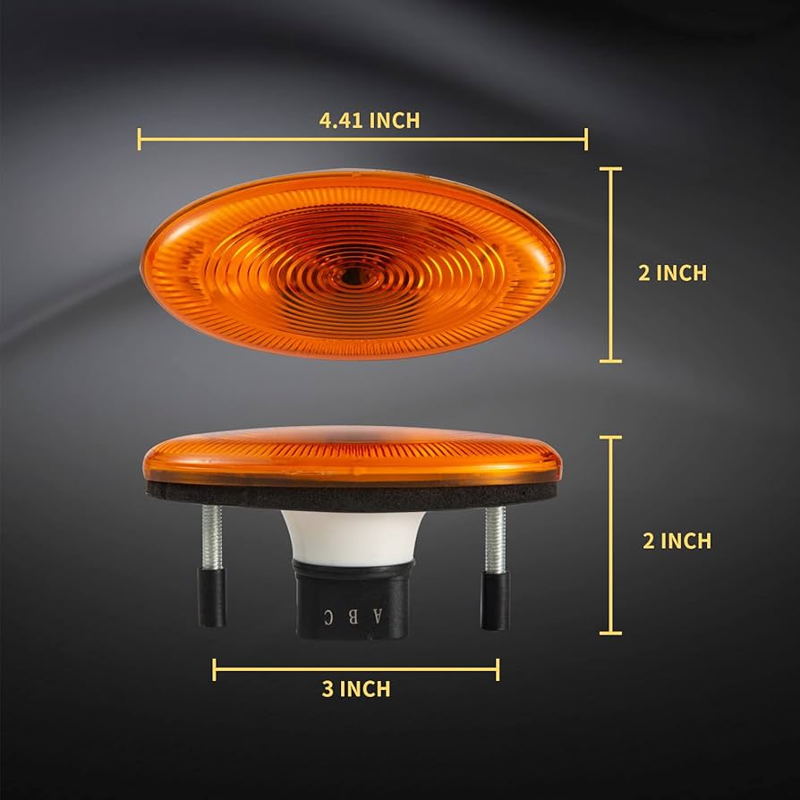 MENARD LISCAIRE５品 Amazon.com: EVERESTHD 2 pcs Hood Marker Light Yellow Amber