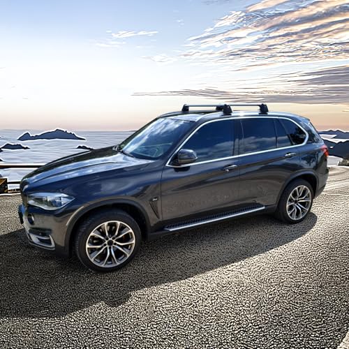 Estribos Aluminio Plata y Negro para BMW X5 F15 2014-2018 miniatura 3