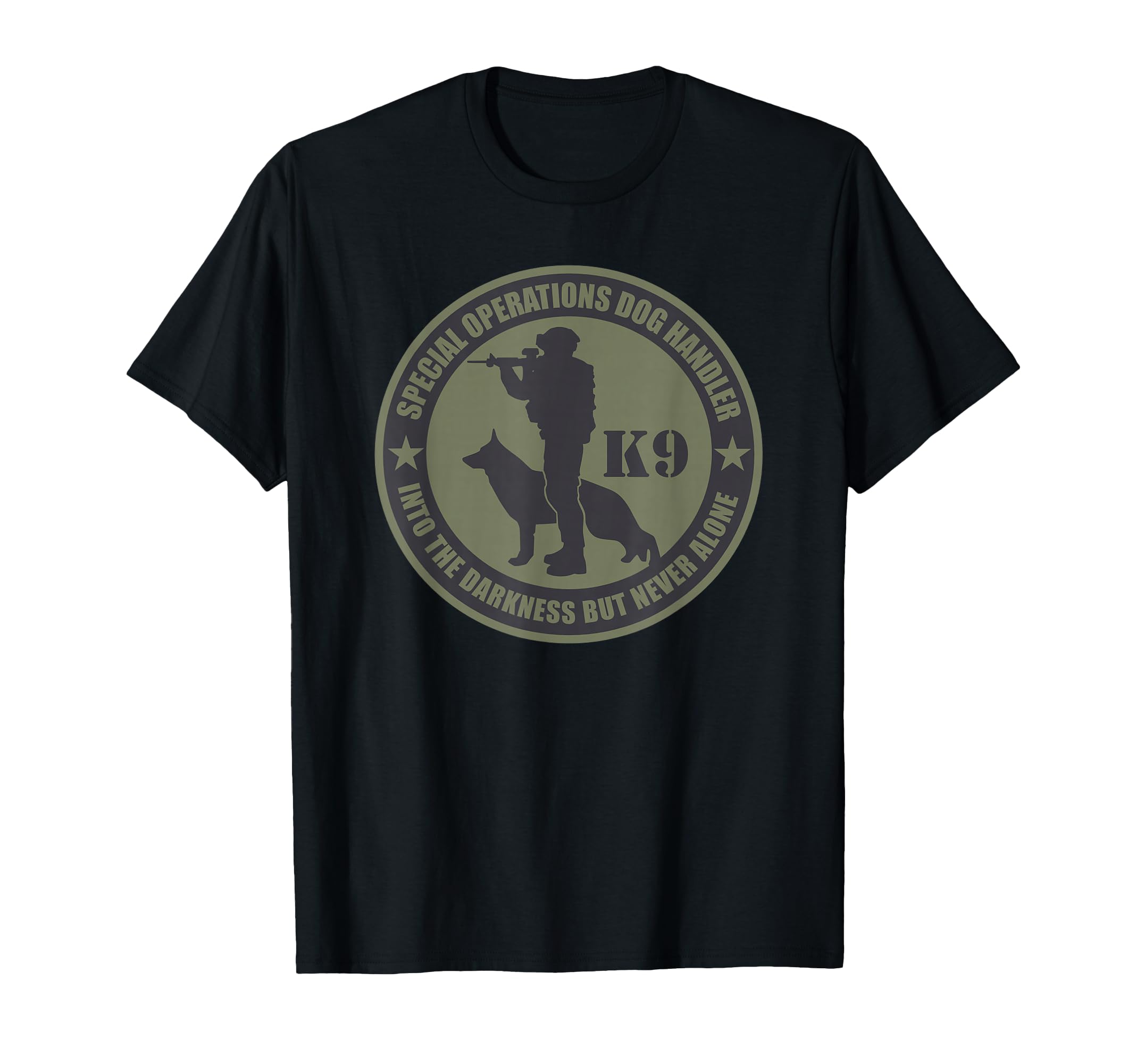 K9 T-Shirt - Special Operations Dog Handler (Subdued) T-Shirt
