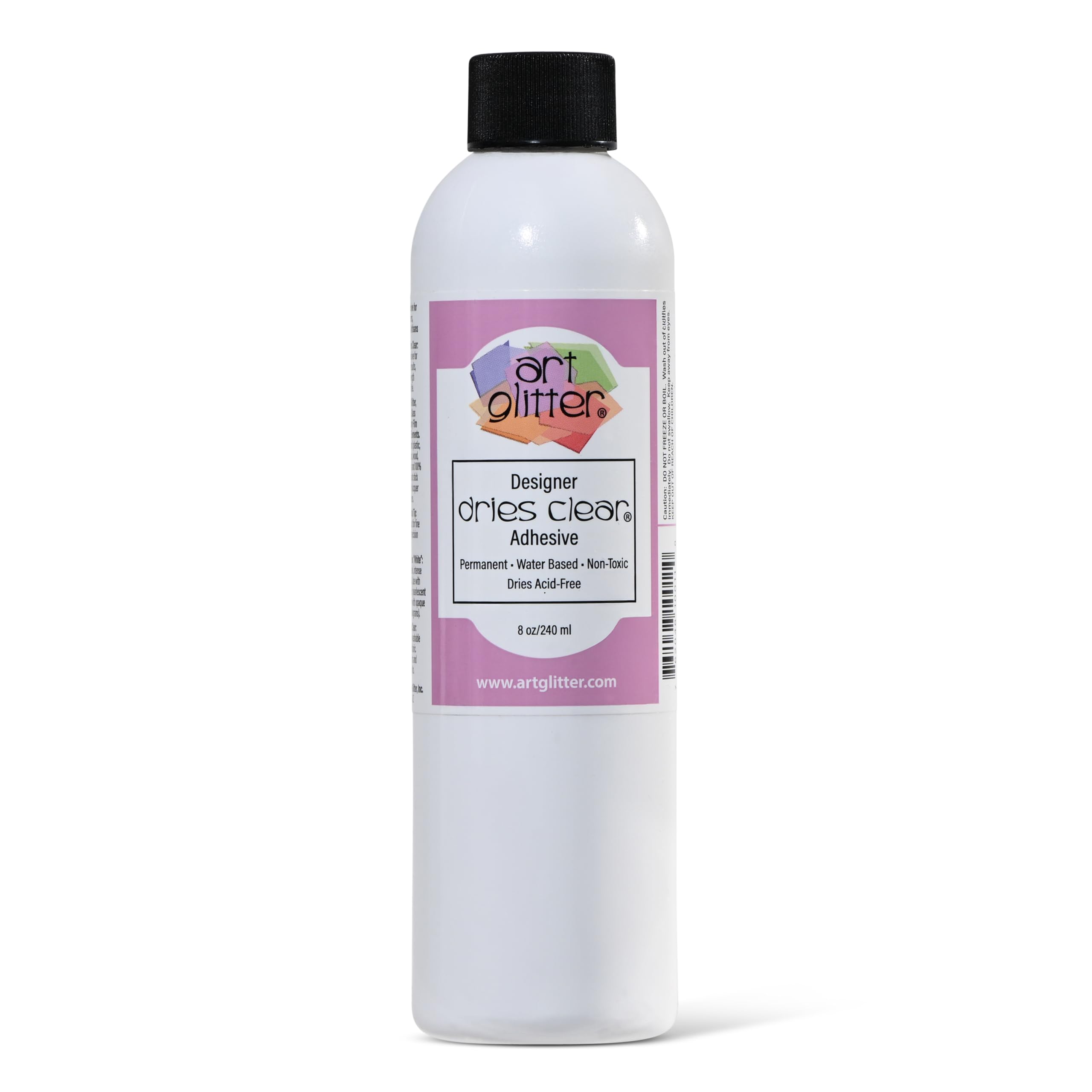Art Institute Glitter 4336846143 Glitter Designer Clear Adhesive, 8oz