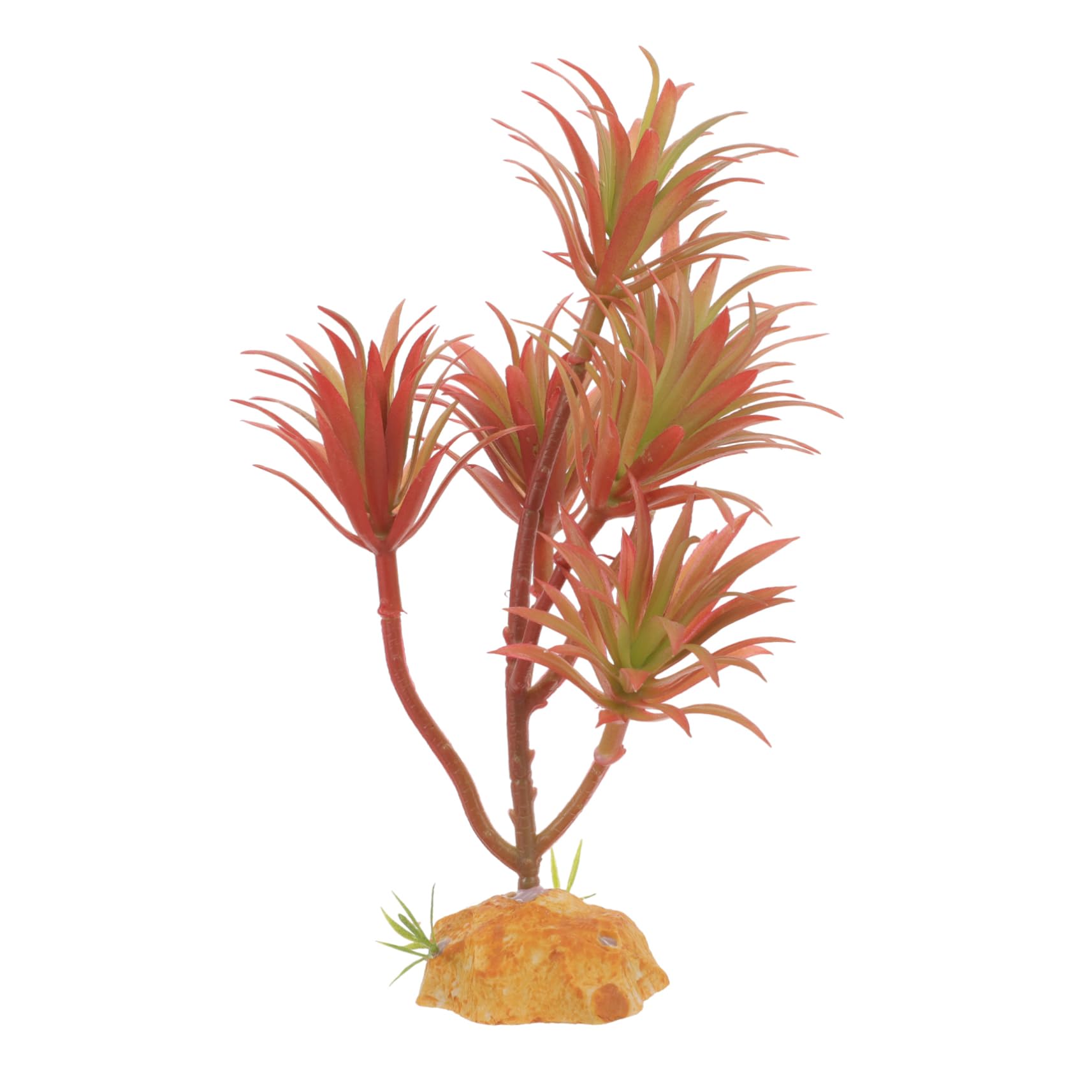 Abaodam 5 Pezzi Set di piante simulato piante da acquario impostore grandi d'acquario pianta acquatico decorazione dell'io Piccole betta pesce plastica