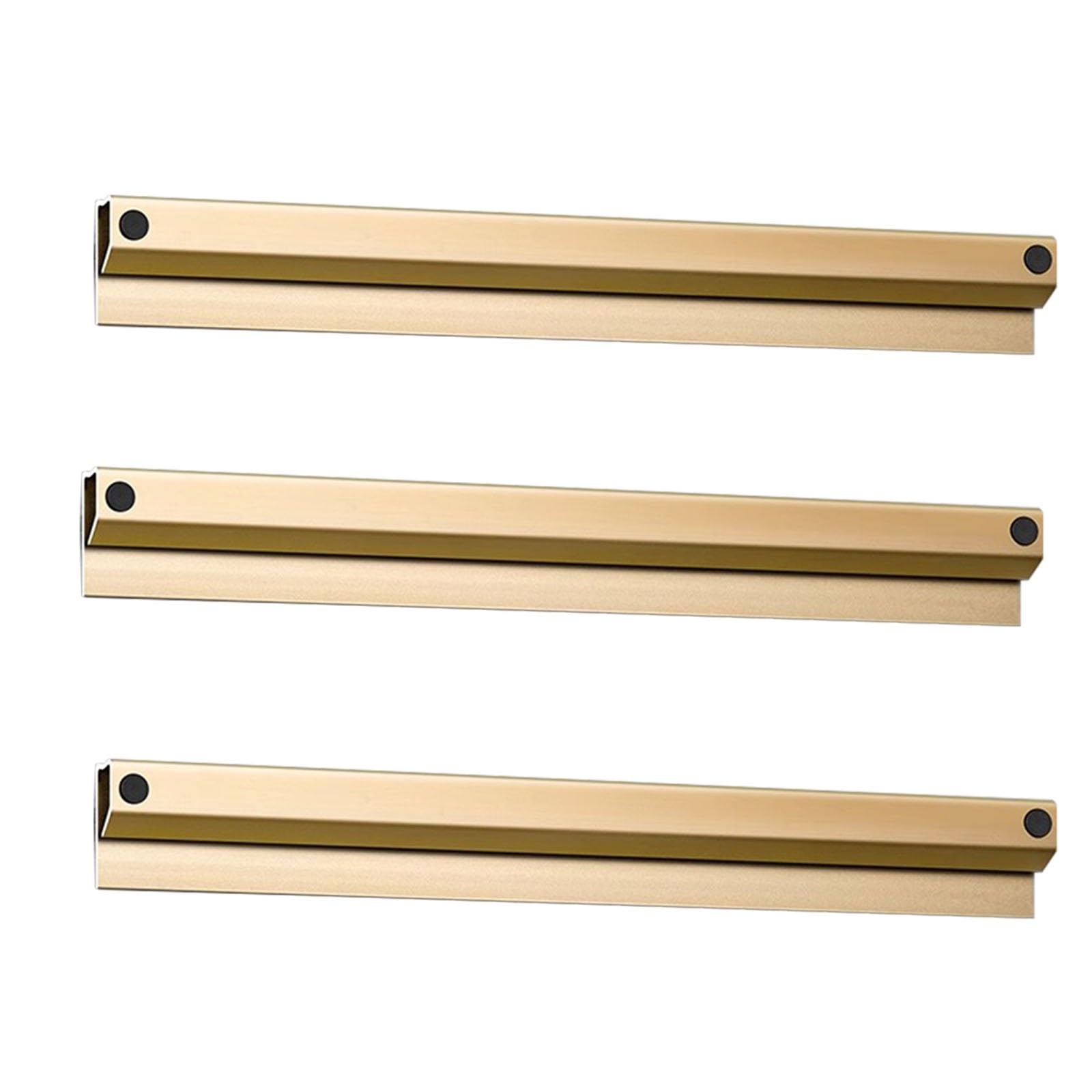 Set da 3 pezzi di grabber da cucina – striscia porta ricevute in alluminio (30 cm, 50 cm, 80 cm) per ristoranti, bar, pizzerie, binari organizer per biglietti (lunghezza 80 cm)