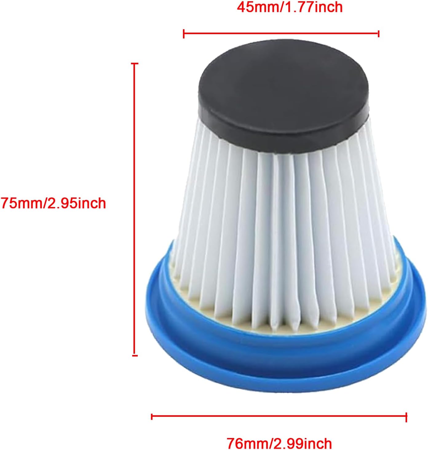 EZ SPARES 520280 Filter Compatible with Kenmore DS1020 DS1030, 4 Pack Set image 2