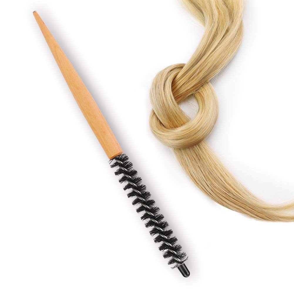 Cepillo para rizar el Peinado, Cepillo Redondo Profesional pequeño Peine de peluquería Cepillo del rizador de Pelo Peine de Maquillaje para el Secado del Cabello de Pelo Corto(16#)