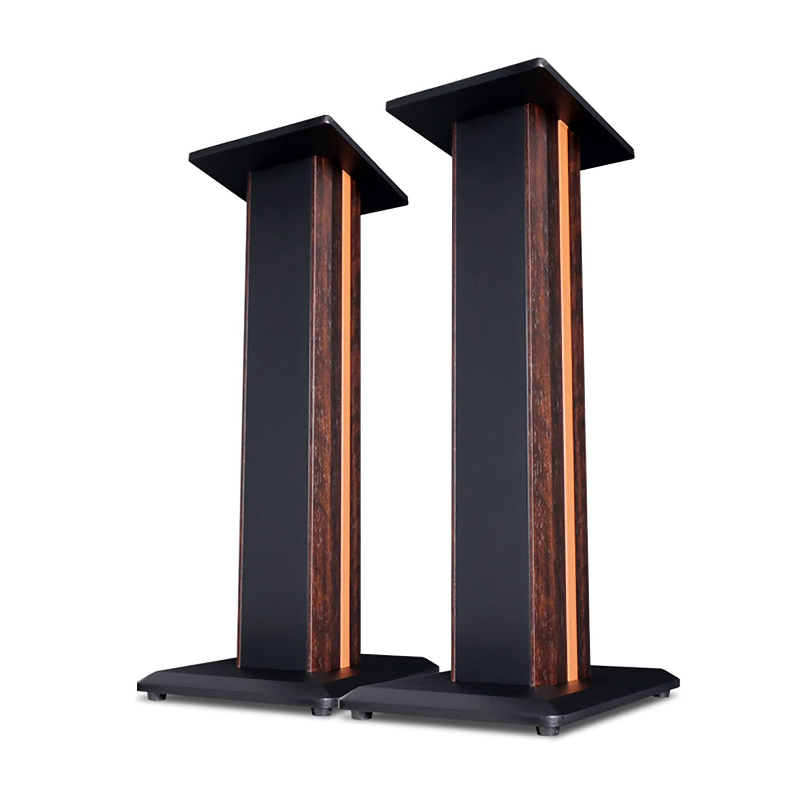 BTZHY Speaker Stands,2pcs Bookshelf Professional Speaker Surround Frame, with Wire Management, for Home Theater Series
