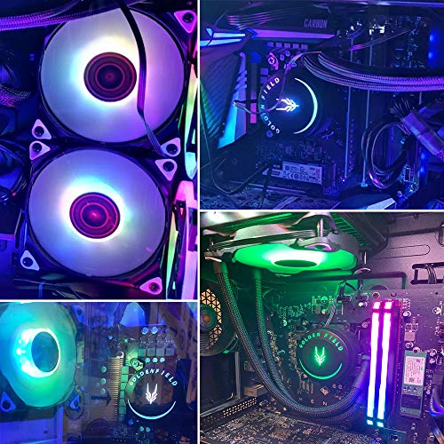 GOLDEN FIELD Silver Fox Liquid CPU Cooler, RGB