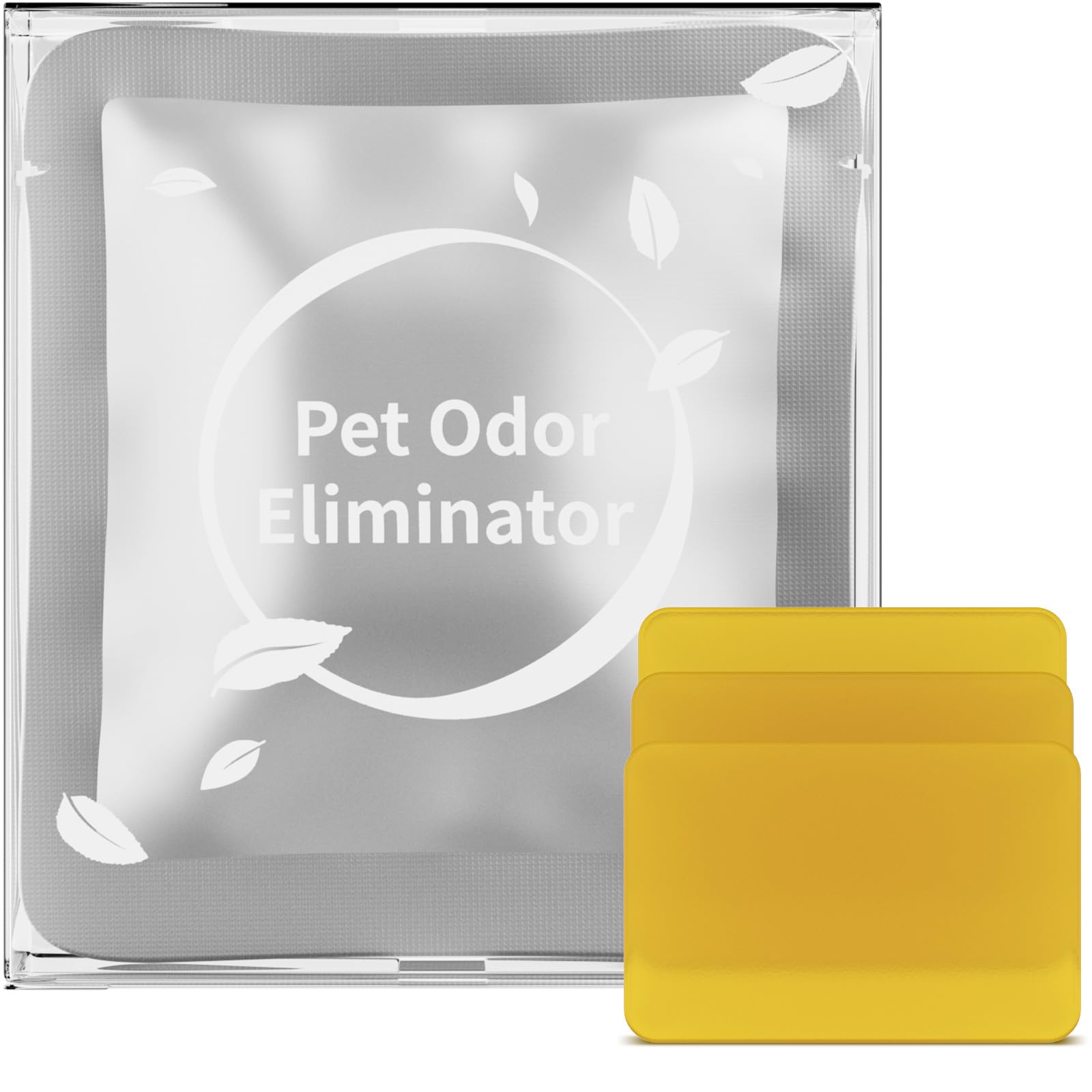 Deodorante per Lettiera Gatto Autopulente – Wolmds Gel Deodorante per Ambienti, Disabituante Gatti Cert. MSDS, Elimina Odori Lettiera, Assorbi Odori, Deodorante per Lettiera Gatto (3 Pezzi) Antiodore