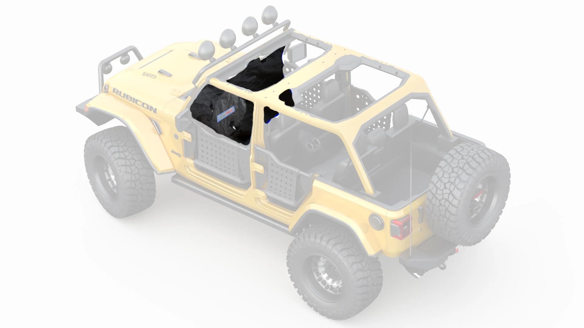 Cubierta de lluvia 1000JK para Jeep JK/JKU