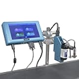 Automatic Inkjet Coding Machine for Production Line, 260E TIJ Inkjet Printer with 7” Touchable Screen for Date/Batch/QRCode/Barcode/Logo etc (1 Nozzle / 0.5 in)
