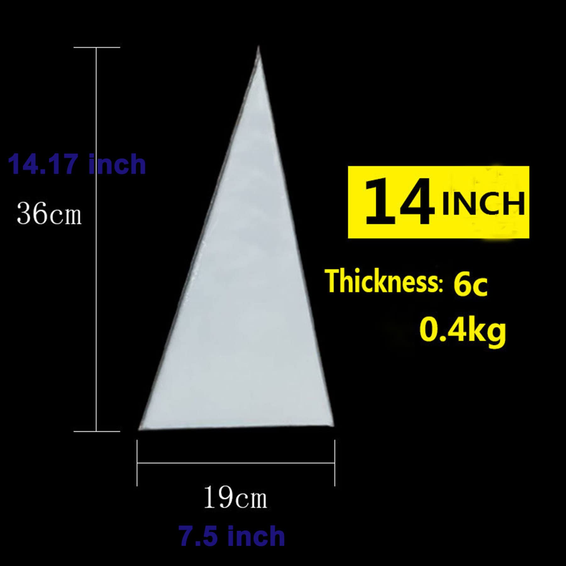 100PCS Disposable Pastry bags 14 inch Piping Bag DIY Cake Decorating Tools Icing Fondant Cream Squeeze Bag (14 inch)