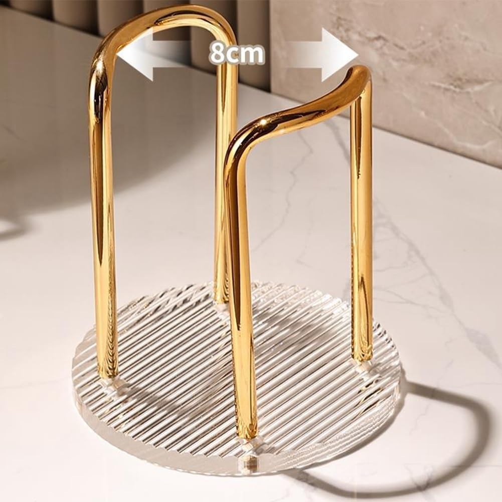 Bloepum 1 PCS Paper Cup Dispenser Cup Holder Cup Organizer Storage Mouthwash Rinsing Cup Storage Holder 11.5x13cmB